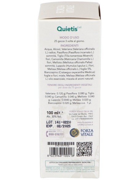 Quietis (Melissa Composta) Extracto 100Ml.