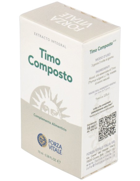Timo Composto (Cobre) Metal Espagirico 10Ml.