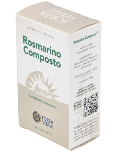 Rosmarino Composto (Plomo) Metal Espagirico 10Ml.