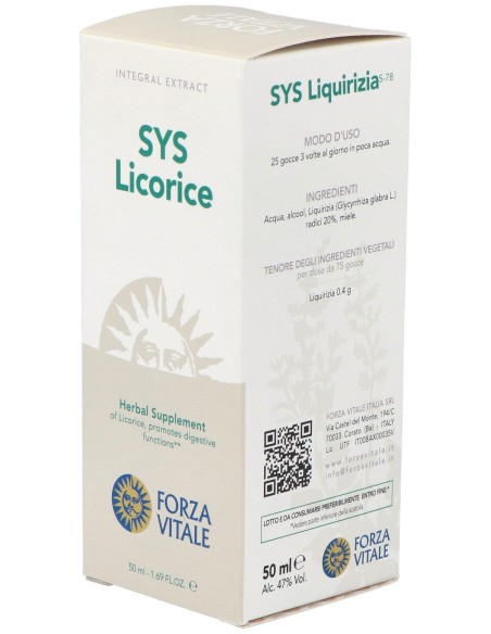 Sys.Liquirizia (Regaliz) 50Ml.