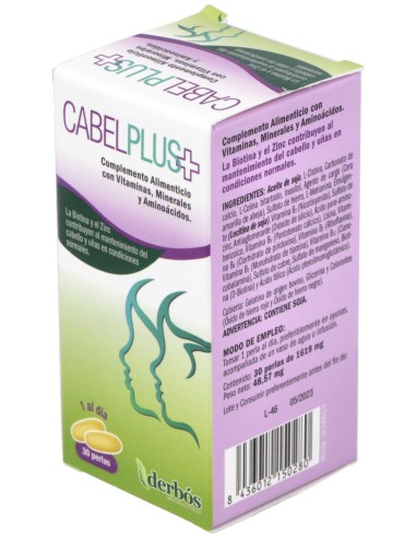 Herbós Derbos Cabelplus 30 Perlas