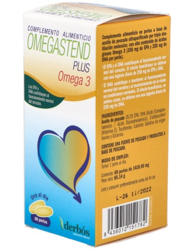 Omegastend Plus 60Perlas
