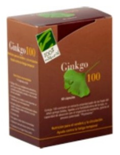 100% Natural Ginkgo 60Cáps