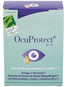 100% Natural Ocuprotect 30 Cápsulas +30 Cápsulas
