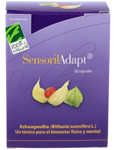 100% Natural Sensoril Adapt Tónico 60 Perlas