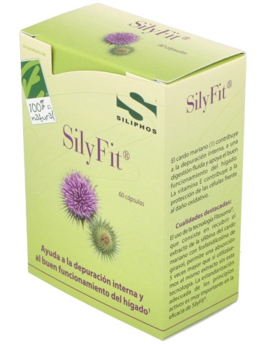 100% Natural Silyfit Digestivo 60Cáps