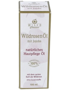 100% Natural Wilco Aceite De Jojoba Con Rosa Mosqueta 100 Ml