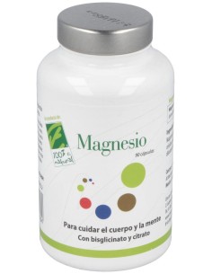 100% Natural Magnesio 90 Cápsulas