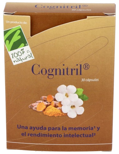 100% Natural Cognitril 30 Cápsulas