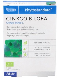 Pileje Phytostandard Gingko 20 Capsulas