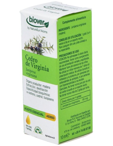 Cedro De Virginia Oleo Esencial 10Ml.