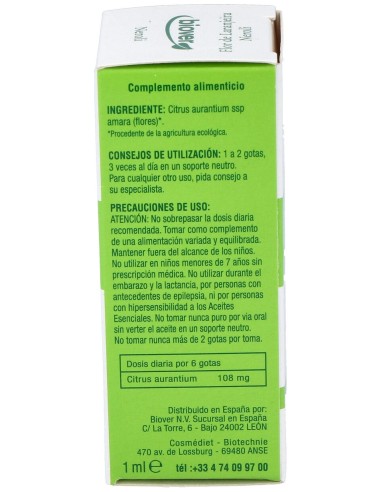 Biover Citrus Aurantium Neroli 1Ml