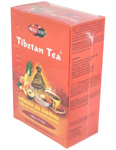 Tibetan Tea Sabor Frutas 90Sbrs.