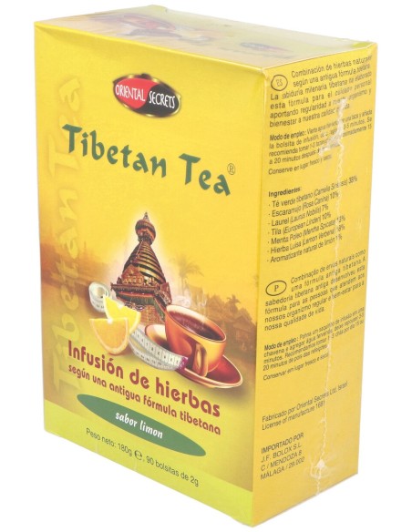 Tibetan Tea Sabor Limon 90Sbrs.