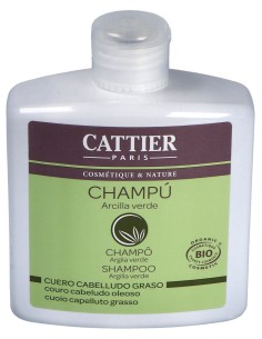 Cattier Champú Cuero Cabelludo Graso Arcilla Verde 250Ml