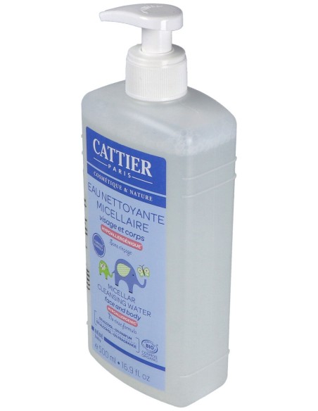 Agua Limpiadora Micelar Cara Y Cuerpo Bebe 500Ml.