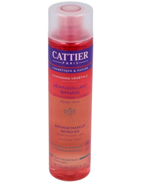 Cattier DMaquillant Bi-Phase Yeux LVres Sensibles 150Ml