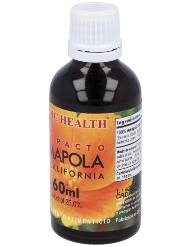 Vedic Health Amapola De California Extracto 60Ml