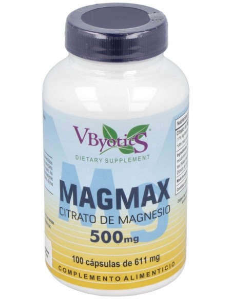 Vbyotics Magmax Magnesio Citrato 500Mg 100Caps