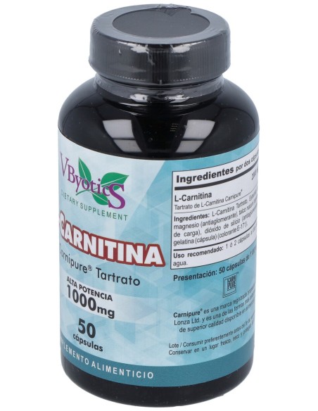 Vbyotics L-Carnitina Carnipure 1000Mg 50 Caps