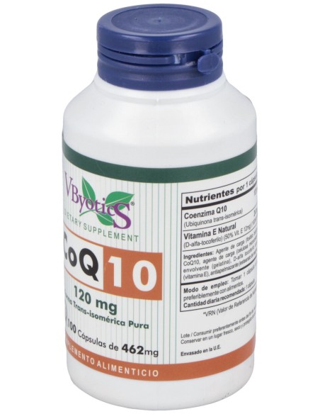 Vbyotics Coenzima Q10 120Mg 100Caps