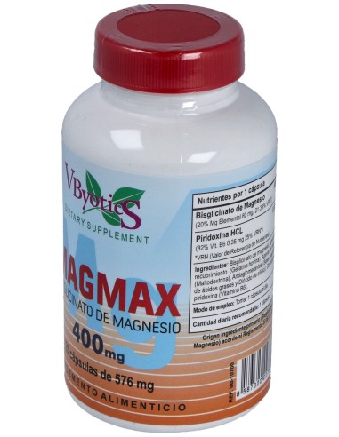 Vbyotics Bisglicinato De Magnesio 400Mg 120Comp