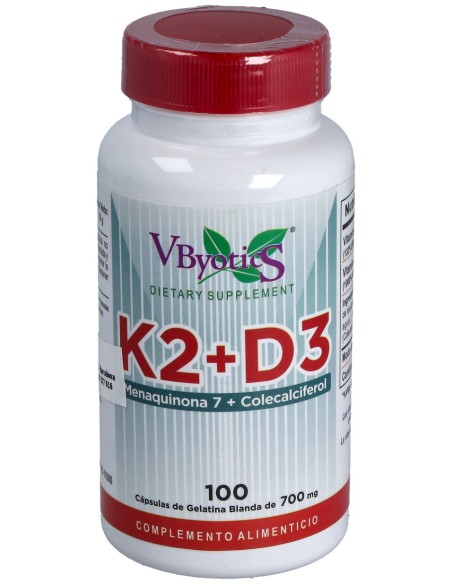 Vitamina K2+D3 100Perlas