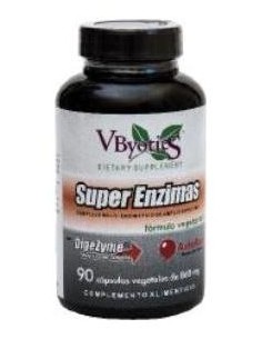Vbyotics Super Enzimas Vegetales 868Mg 90Caps