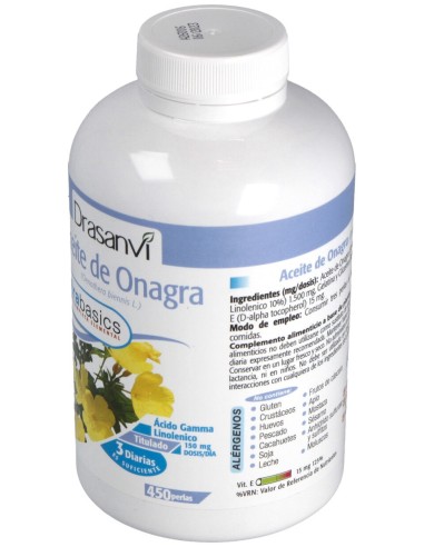 Drasanvi Aceite De Onagra 515Mg 450Perlas