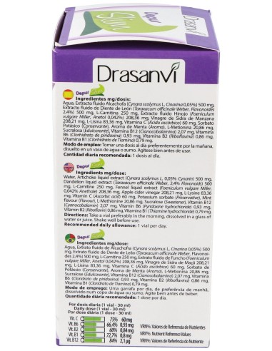 Drasanvi Depur Slim Alcachofa De Laón 14 Viales