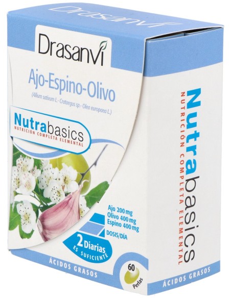 Nutrabasics Ajo-Espino-Olivo 60Perlas
