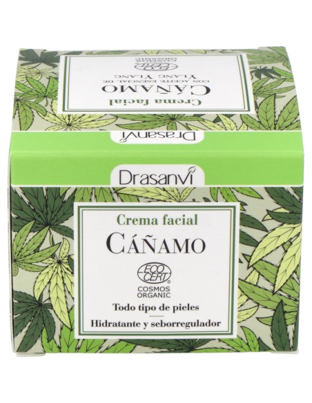 Crema Facial Cañamo 50Ml. Ecocert Bio