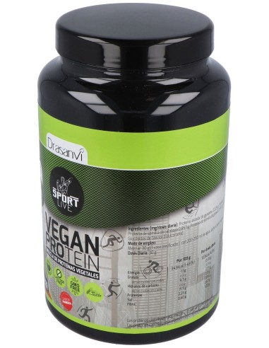 Proteina Vegetal Sabor Frambuesa Sport 600Gr.