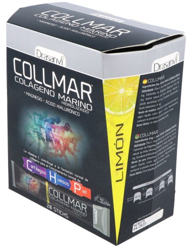 Collmar Colageno Marino Magnesio Limon 20Sticks