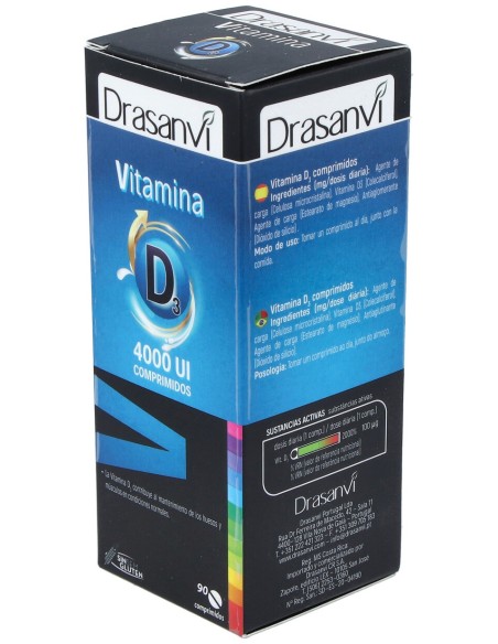 Vitamina D3 4000Ui 90 Comprimidos