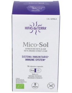 Mico-Sol Extracto De Champiñón Del Sol 70 Cáps