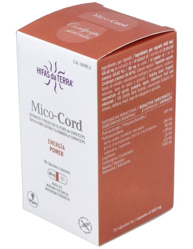 Hifas Da Terra Mico Cord-Cordiceps 70Caps