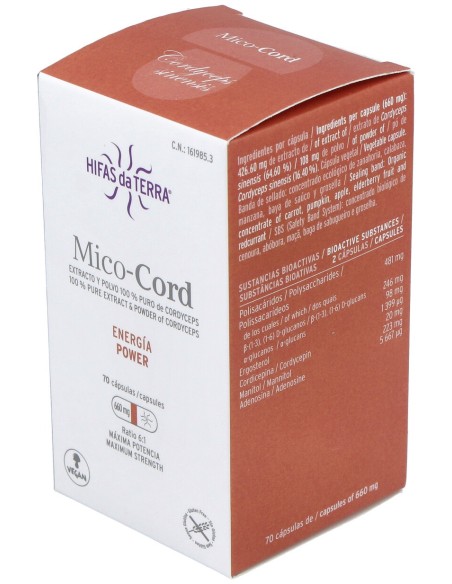 Hifas Da Terra Mico Cord-Cordiceps 70Caps