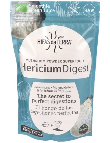 Hericium Digest Superfood En Polvo Bio - Hifas...