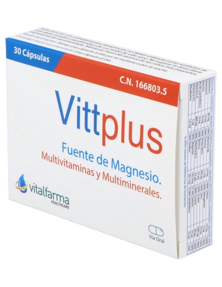 Vittplus 30 Capsulas Vitalfarma
