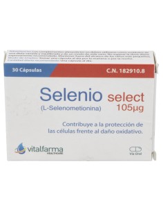 Vitalfarma Selenio Select 105 Mcg 30 Capsulas