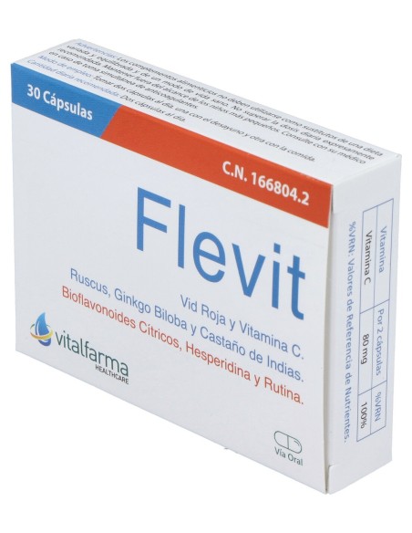 Flevit 30 Capsulas Vitalfarma