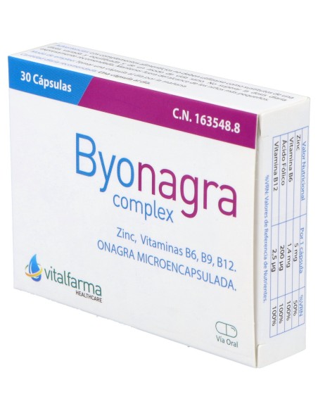 Byonagra Complex 30 Caps Vitalfarma