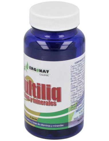 Multiliq Vitamina Y Minerales 30Cap.
