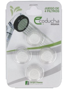 Filtros Ecoducha Blister 4Unid.