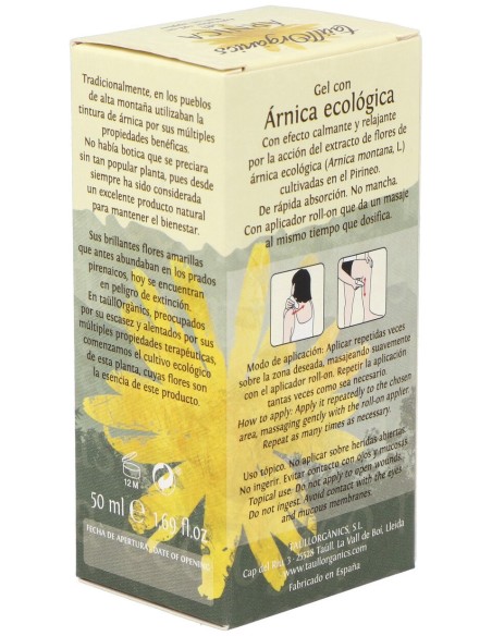 Taullorganics Arnica Clasica Roll-On 50Ml.