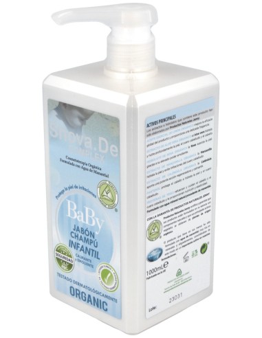 Baby Shova De Jabon Champu Infantil Aloe 1Litro