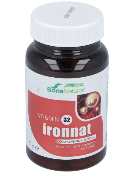 Mgdose Vit&Min 32 Ironnat 850Mg 60Comp