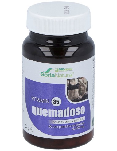 Soria Natural Vit&Min 35 Quemadose 60Comp