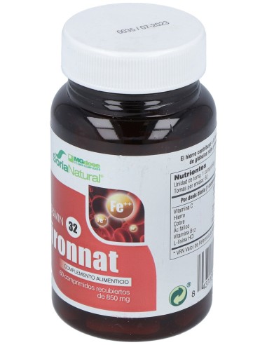 Mgdose Vit&Min 32 Ironnat 850Mg 60Comp